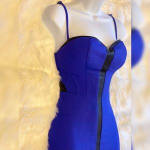 Marciano Leather Trim Body Con Dress 👗